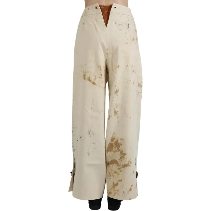 COMMUNS Paint splattered Trousers-1