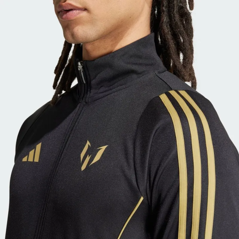 Adidas Messi Jackets Coats Men's Black-4