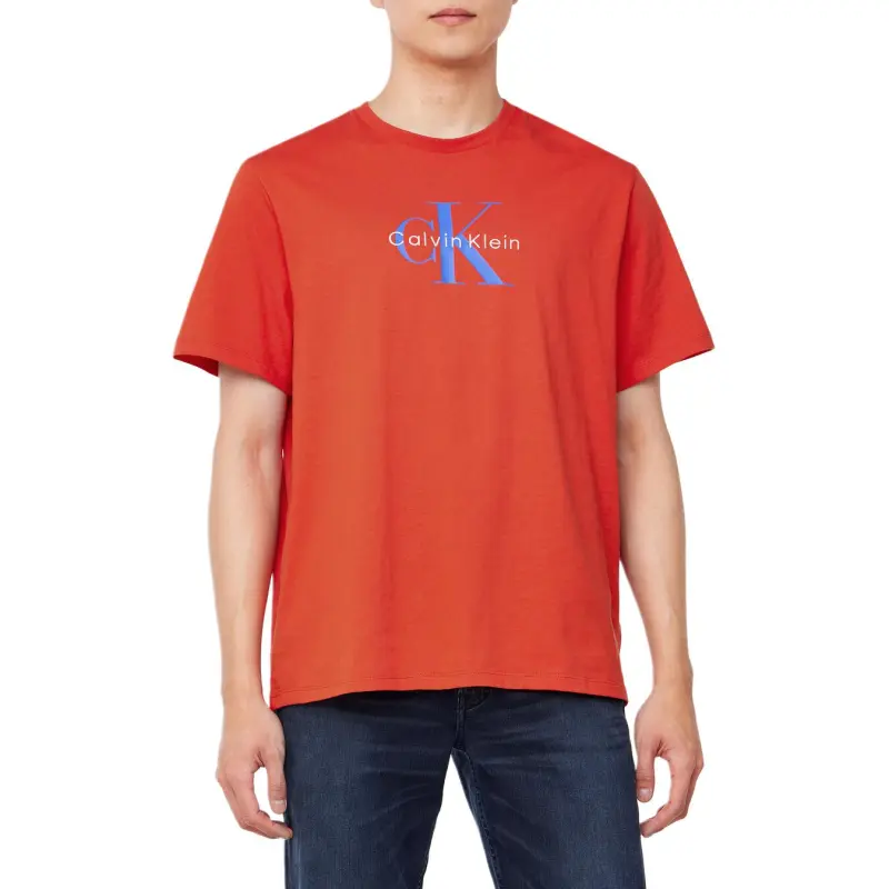 Calvin Klein T Shirts Men Red-2