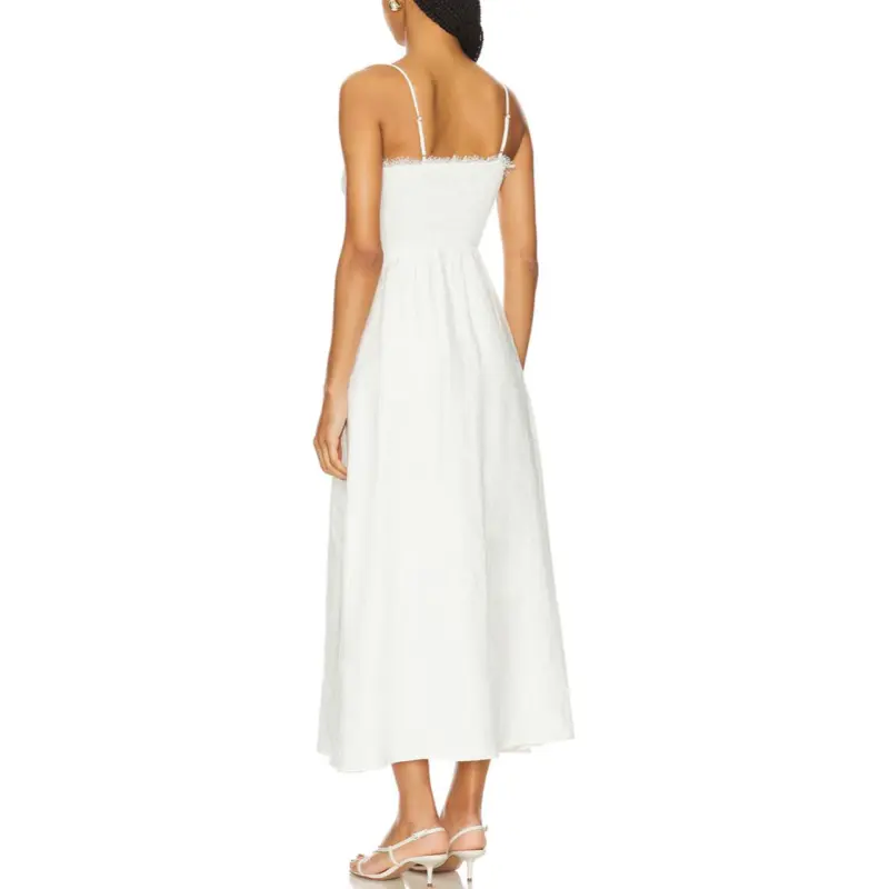 LOVESHACKFANCY Slip Dresses Women's White-1