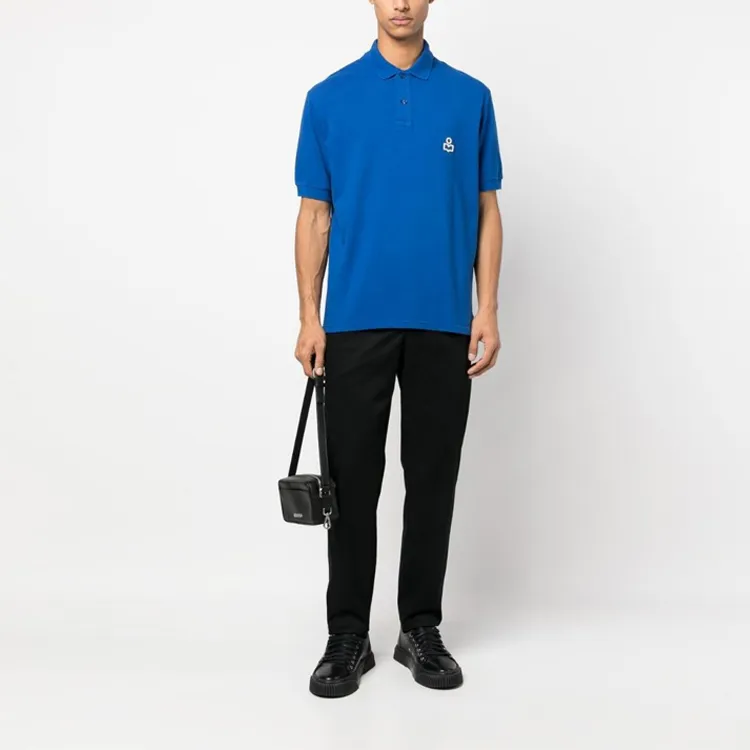 ISABEL MARANT Polo Shirts Men Cobalt Blue-1