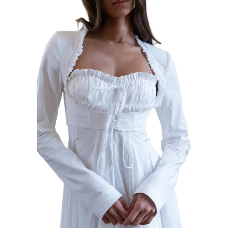Selkie Collection SS24 Jackets & Coats Women's Ivory White-4