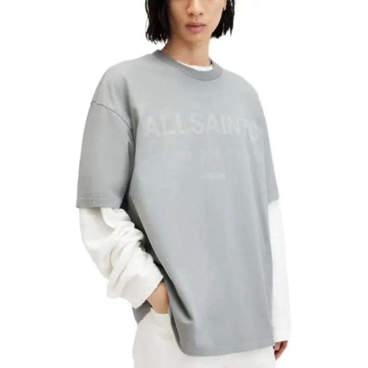 ALLSAINTS T-Shirts Men Gray-1