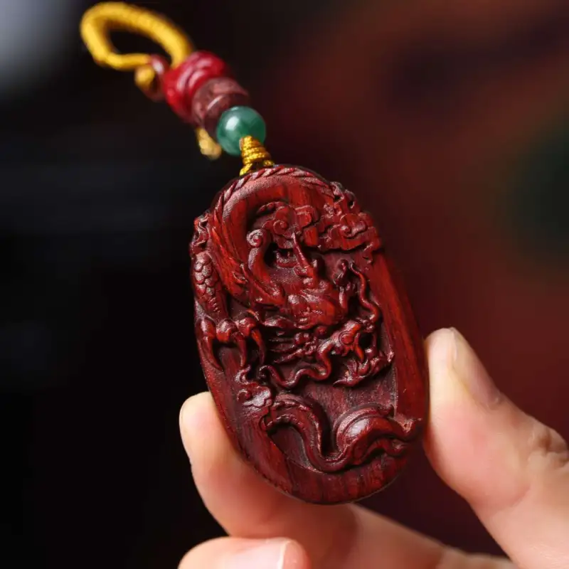 Lordship Pterocarpus Keychains Unisex-1