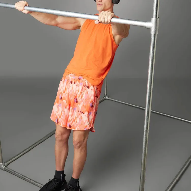 Adidas Casual Shorts Men Orange Red-1