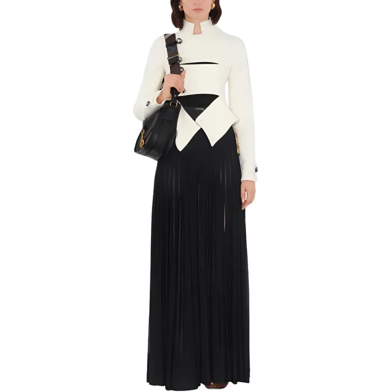 Burberry Casual Long Skirt Women's Black-1