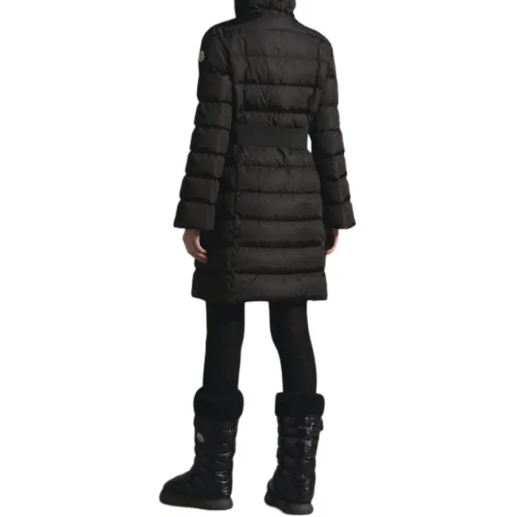 Moncler Dombes Long Down Jacket Black-3
