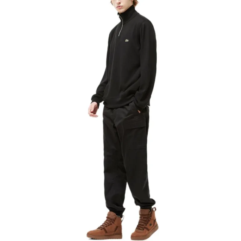 LACOSTE Casual Pants Men's Black-1
