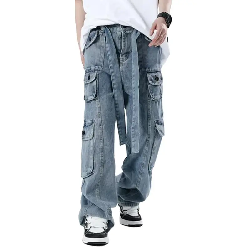 NHZN Jeans Unisex Blue-5