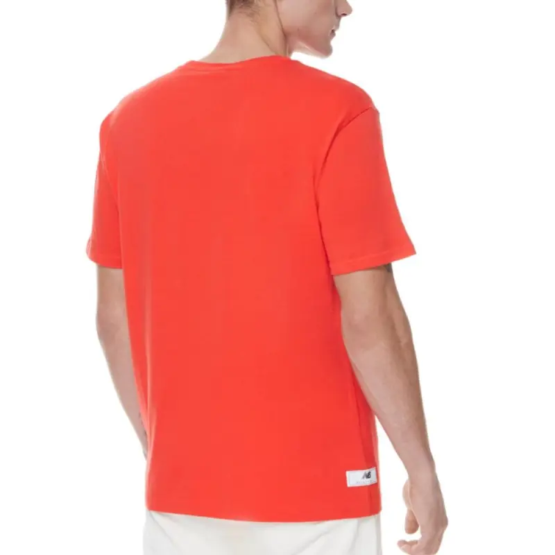 New Balance T Shirts Men Red-4