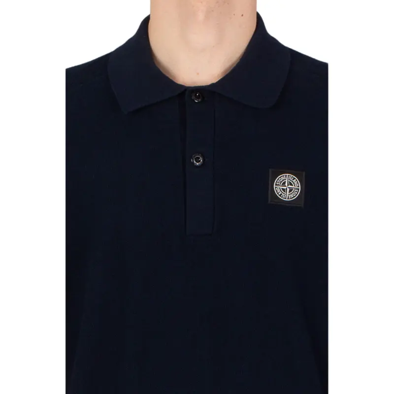STONE ISLAND Polo Shirt Men's Dark Blue-4