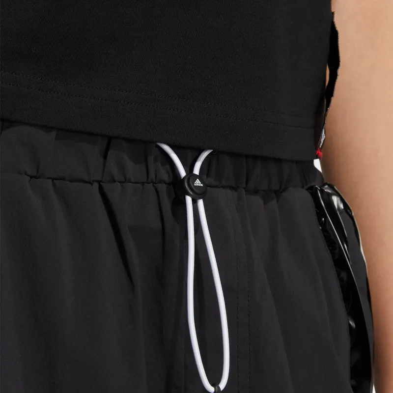 Adidas Knitted Sports Pants Women's Black-5