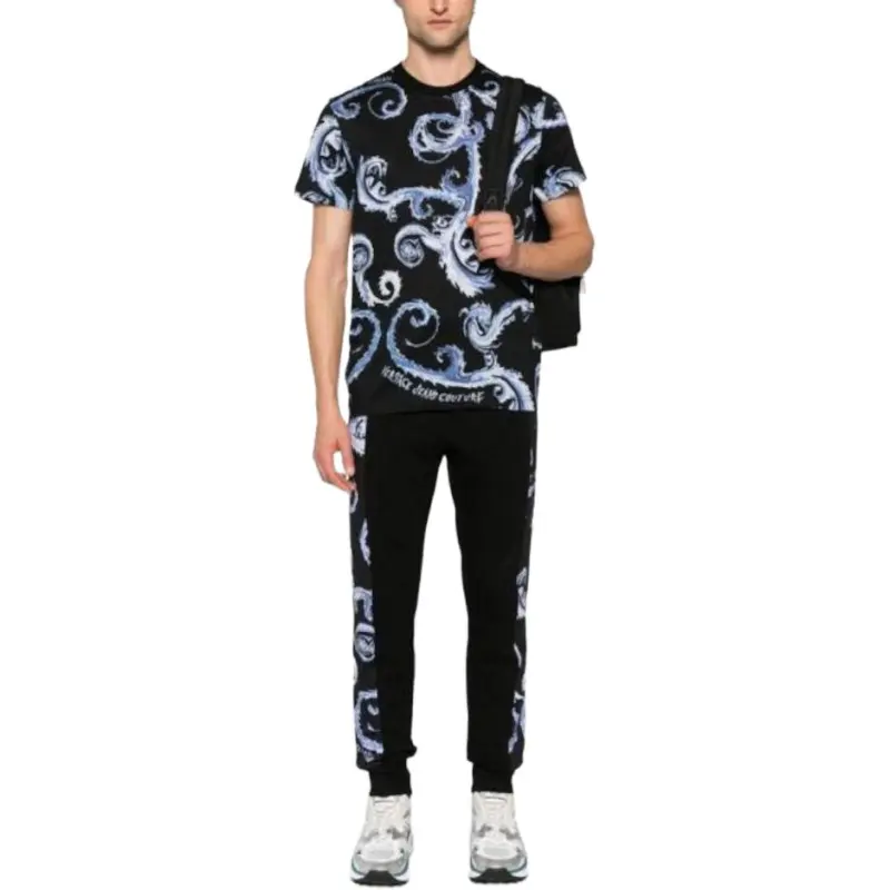 VERSACE JEANS COUTURE Barocco Printed Crewneck T Shirt-2