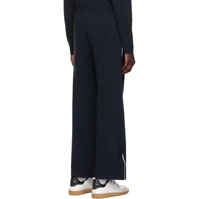 Lisa Yang Casual Pants Men's Marine Blue-1