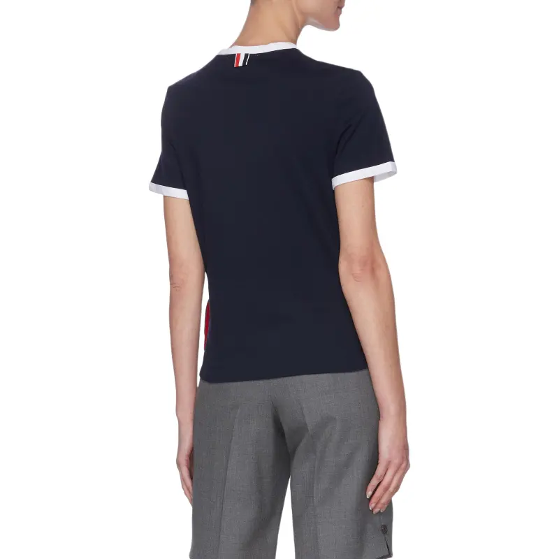 THOM BROWNE· T Shirt Women's Marine Blue-1