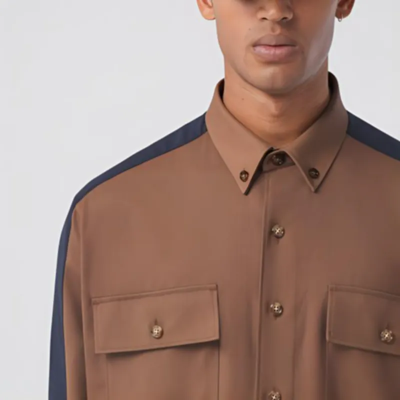 Burberry FW21 Shirt Men's Warm Peach-5