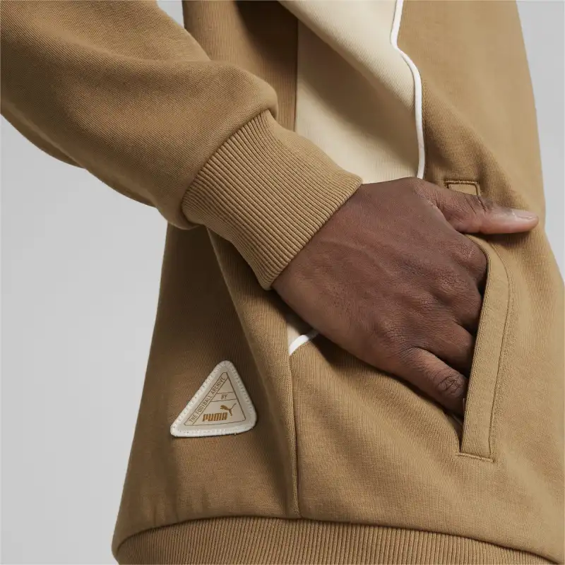 PUMA Manchester City FtblArchive Jackets & Coats Men's Brown-3