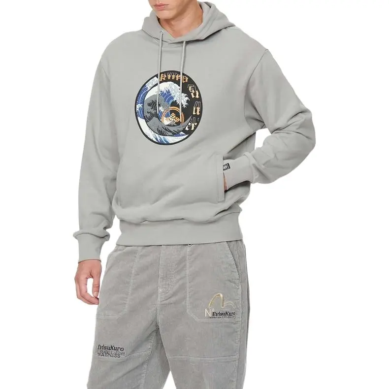 EVISU Sweatshirts Unisex Gray-3