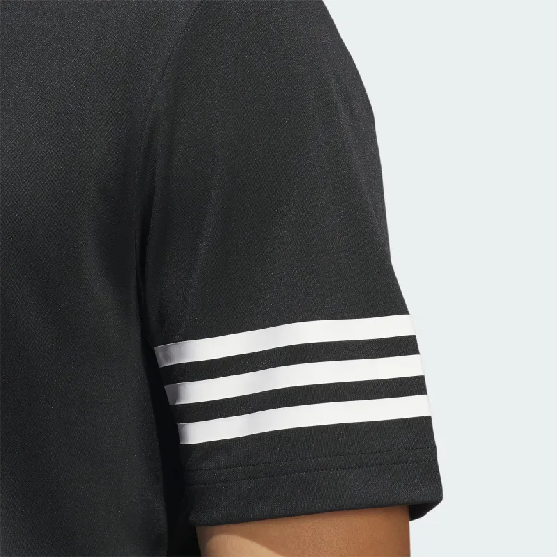 Adidas 3 Stripes Polo Shirt Polo Shirt Men's Black-5