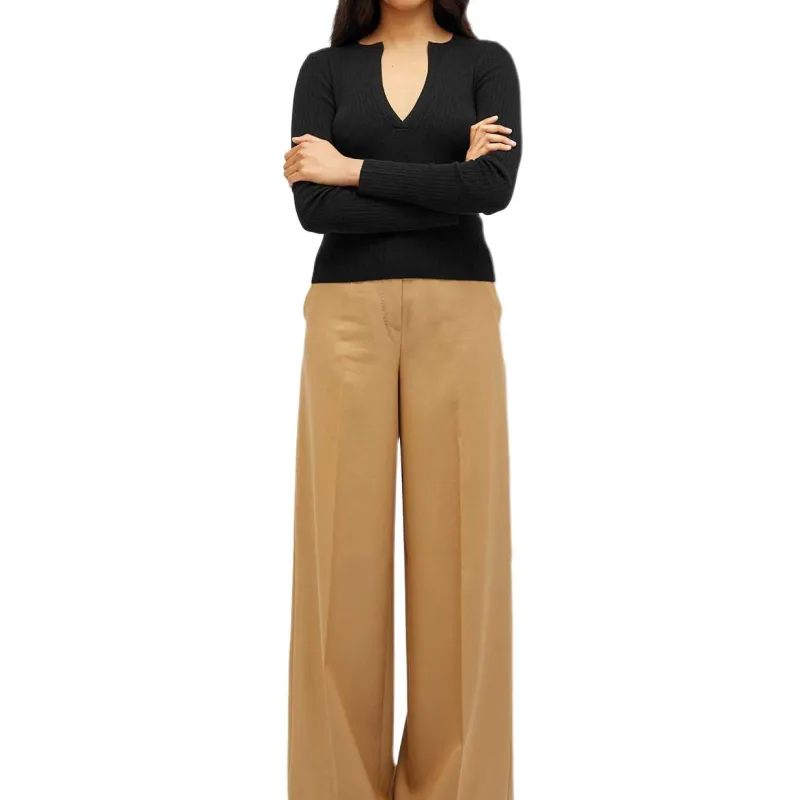 MaxMara V Neck Long Sleeved Top-2