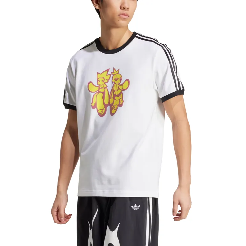 Adidas Originals x OFFGOD SS25 T Shirt Unisex White-2