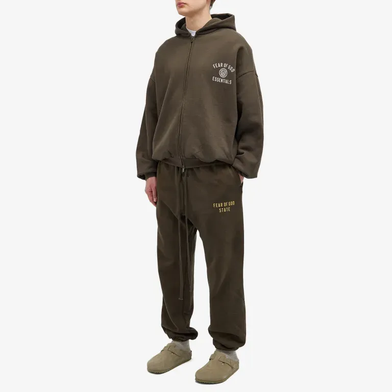 Fear Of God Essentials Logo print Track Pants-4