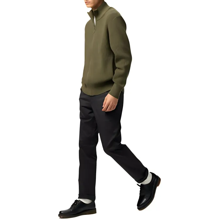 UNIQLO Knitwear Men Olive-1
