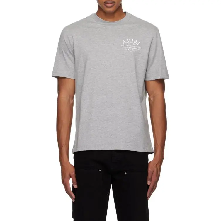 AMIRI Logo Printed Crewneck T Shirt-2