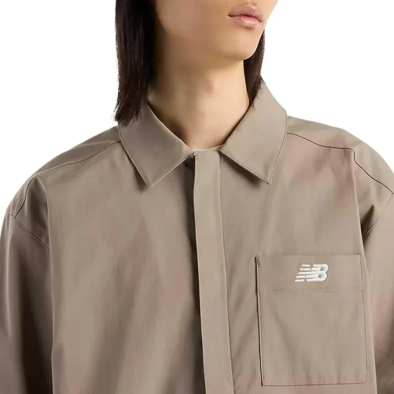 New Balance Coaches Jacket Men's Brown-3
