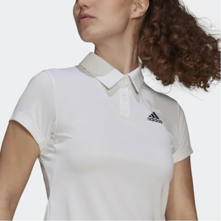 Adidas Polo Shirt Women's White-4