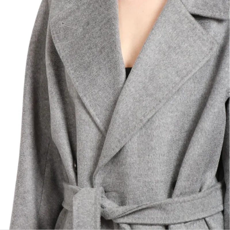 WEEKEND MaxMara Double Breasted Belted Coat-5