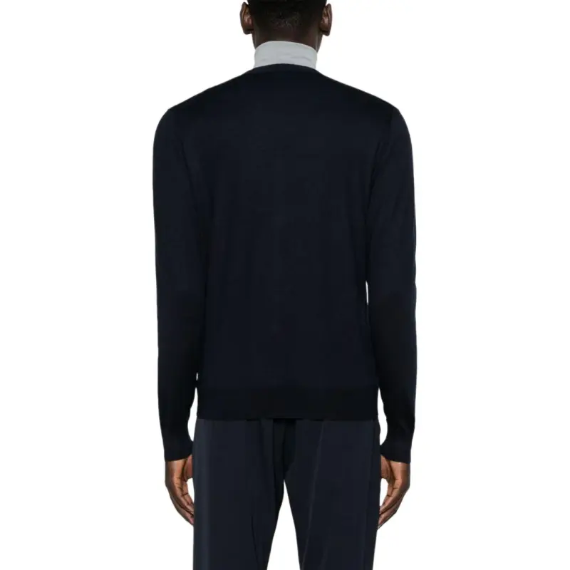 FEDELI V neck Buttoned Cardigan-4