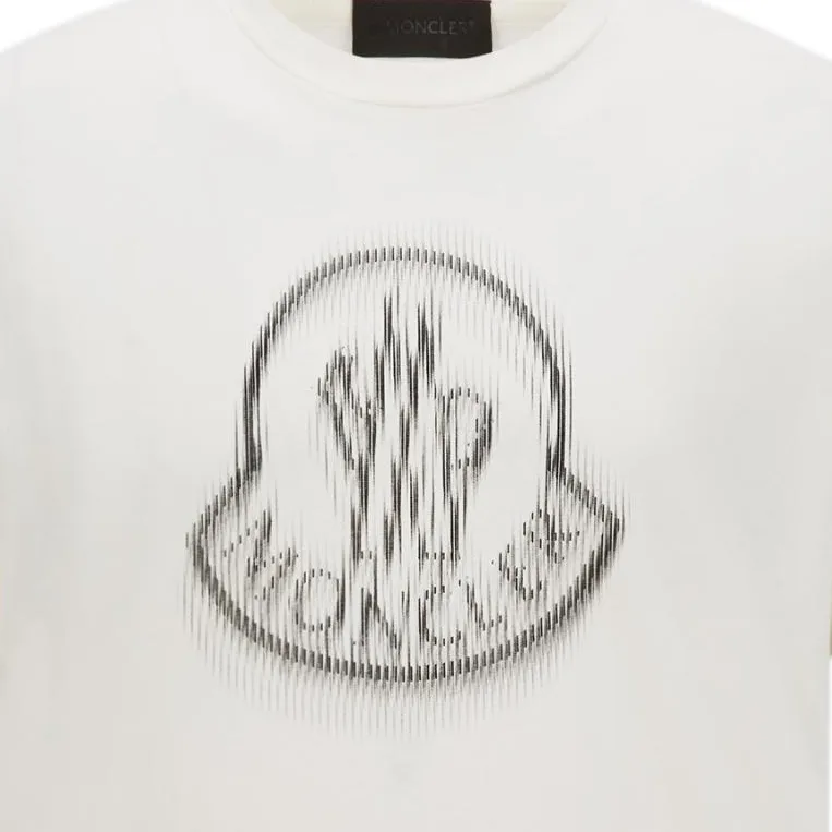 Moncler Logo Printed Crewneck T Shirt-4