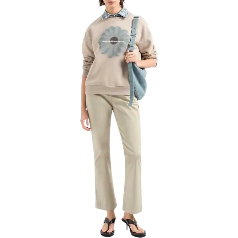 EMPORIO ARMANI Asv Sweatshirt With Oversized Print From The Peace Capsule Collection-1