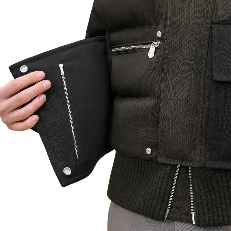 HERMES FW24 Jackets Coats Men's Black-6