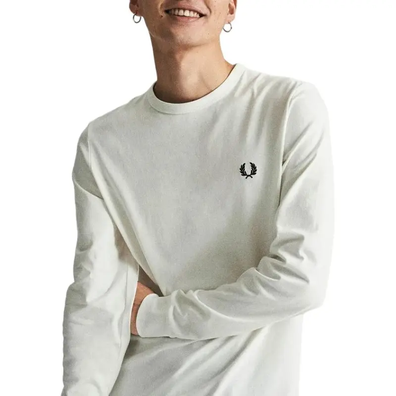 FRED PERRY T Shirts Men White-2
