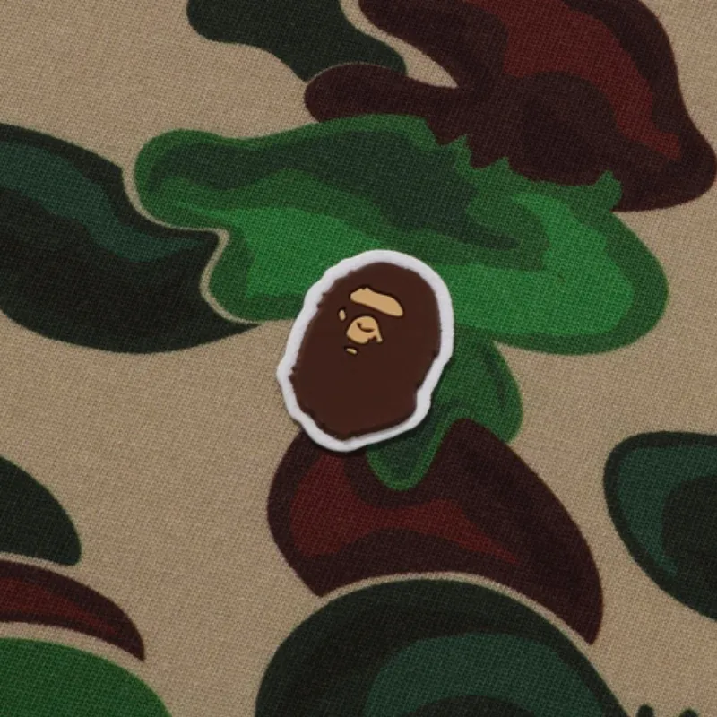 A BATHING APE Art Camo Ape Head One Point Tee-1