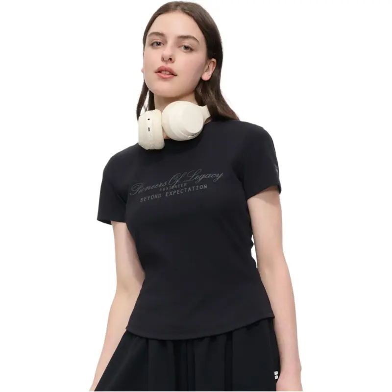 FILA FUSION FUSIONEERFUSION LIFE T Shirt Women's Jet Black BK-3