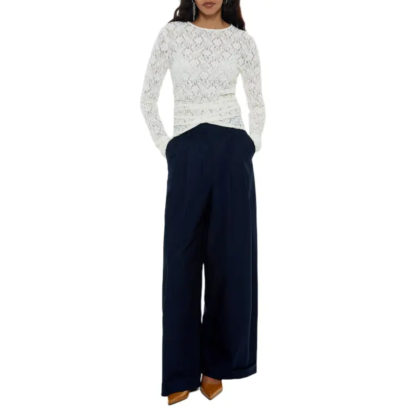 Bimba Y Lola Wide leg Flared Trousers-1