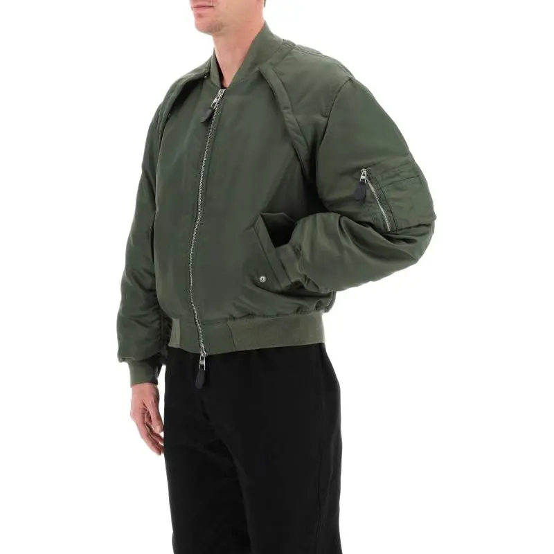 Alexander McQueen Zip Up Bomber Jacket-4