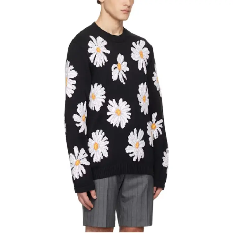 MOSCHINO Sunflower jacquard Sweater-1