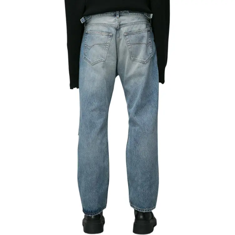 Balenciaga Distressed Loose Fit Jeans-2