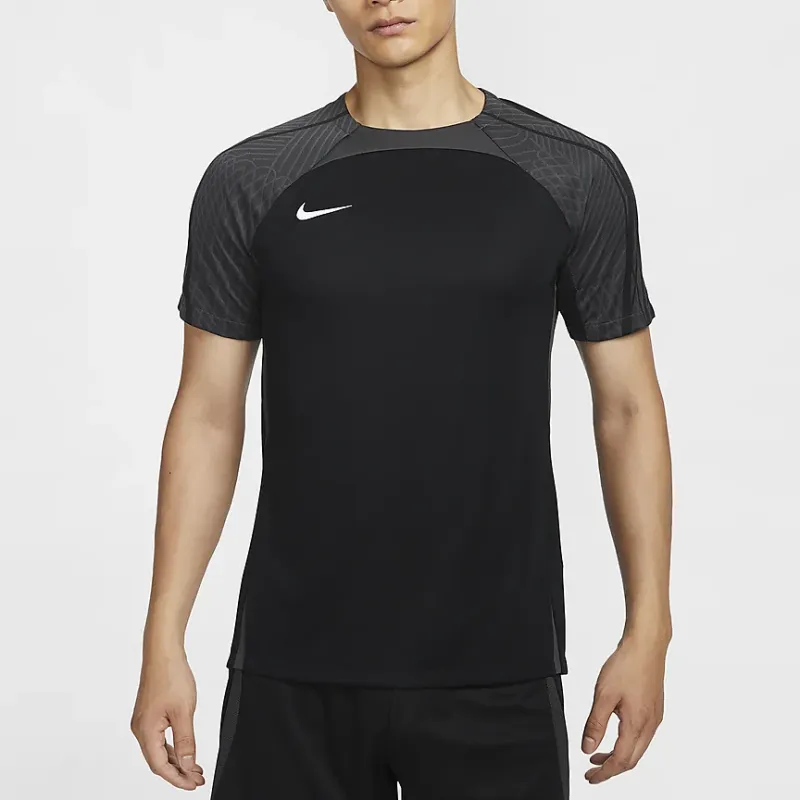 Nike DRI FIT Soccer Jerseys Men's Black/Coal Black/White-1