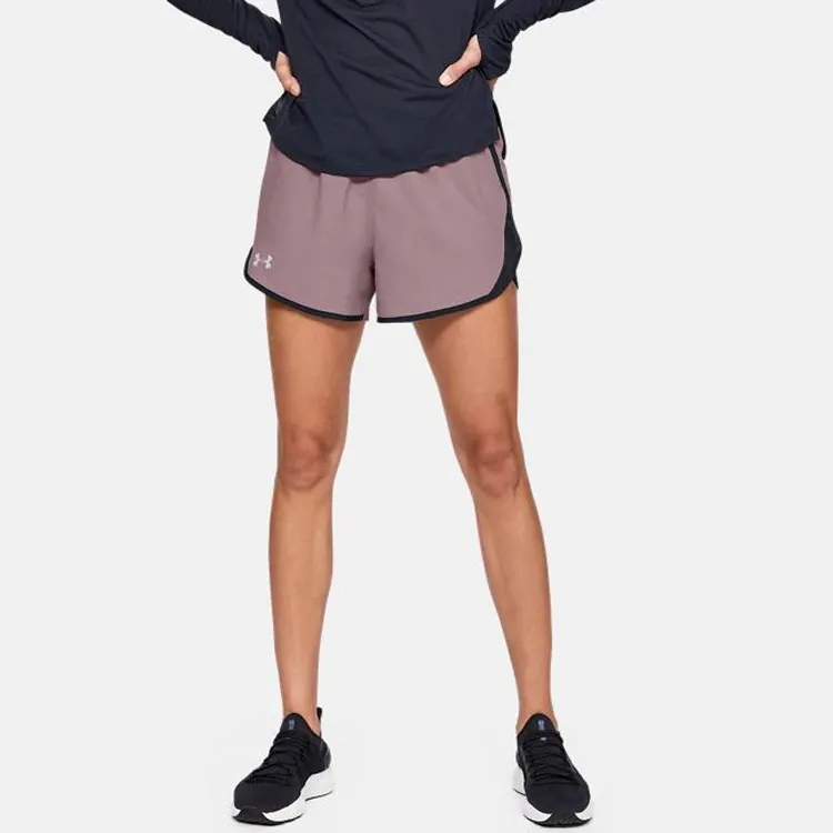 Under Armour Casual Shorts Women's Gray Pink-2