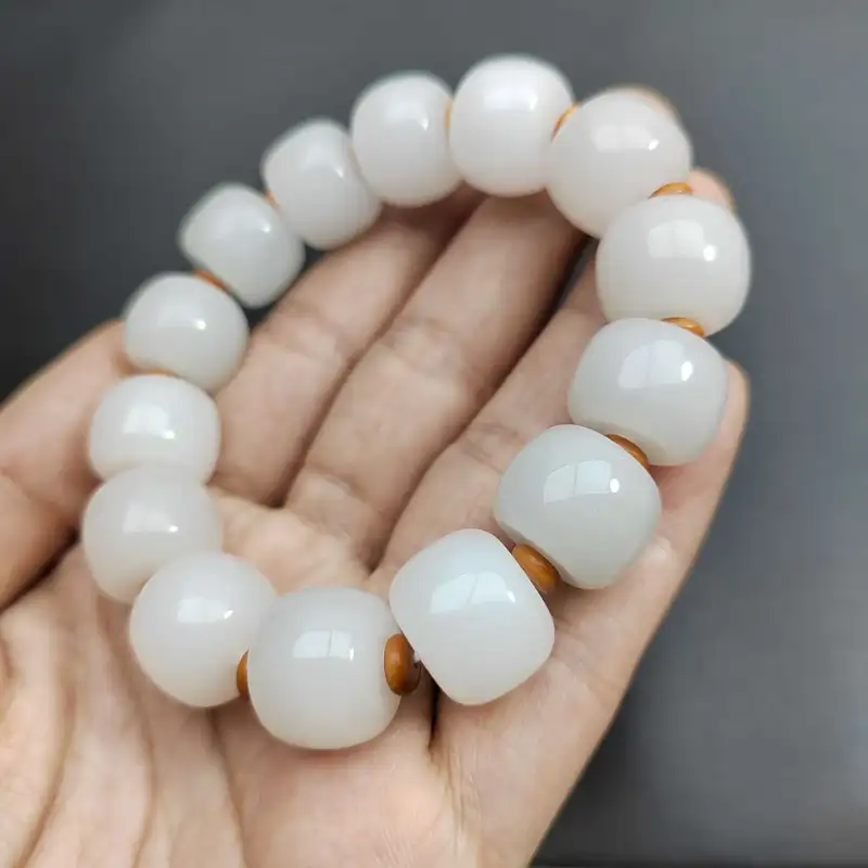 Gifts Golden Silk Jade Bracelets Men's-6