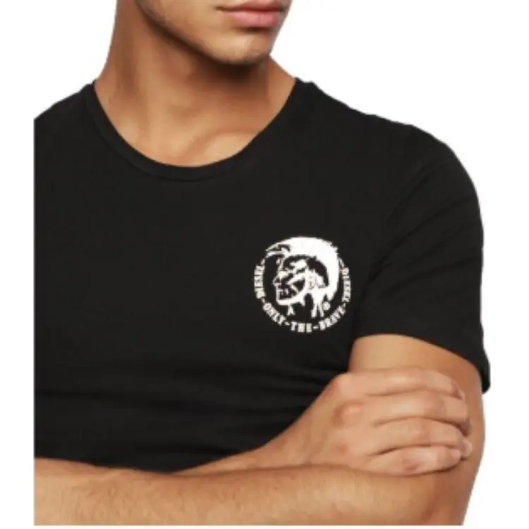 DIESEL Regular T-Shirt Men's 3 Pack Black-4