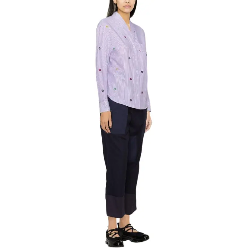 KENZO Target Striped Button Up Shirt-3