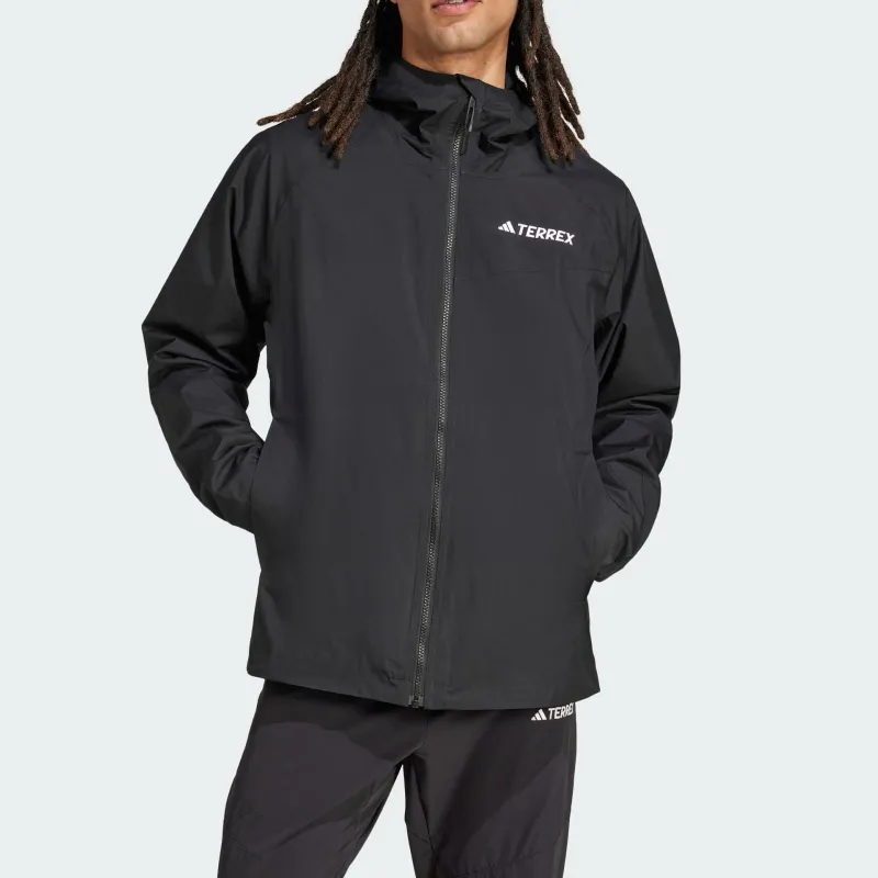 Adidas Free Shipping With AdiClub Terrex Multi 2L RAIN.RDY Jacket-2
