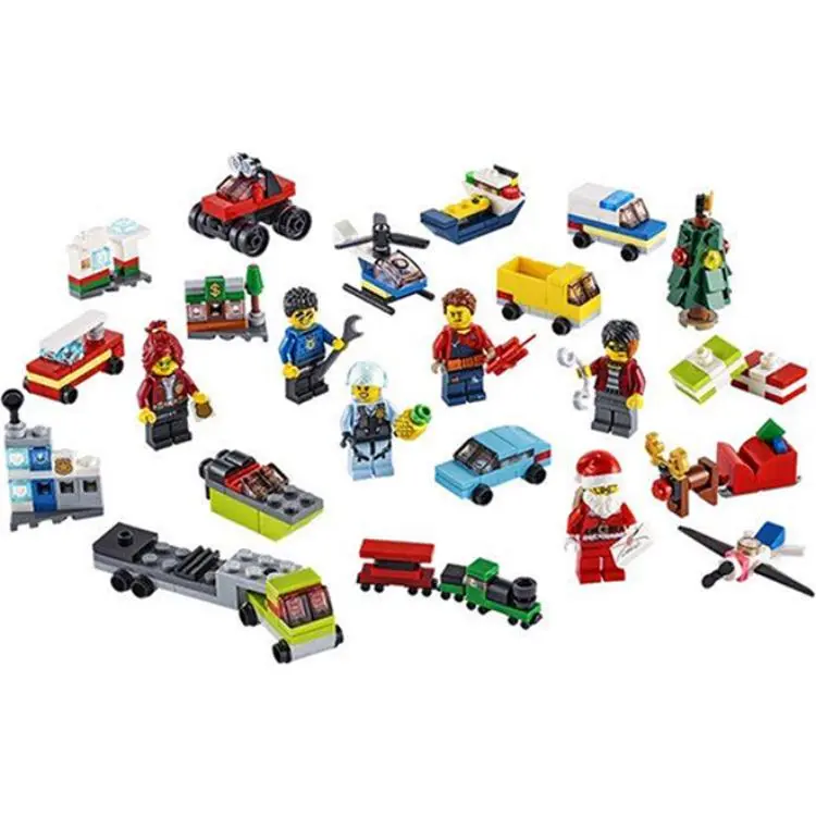 LEGO City Collection, Christmas Countdown Calendar Building Blocks 301 600 60268-2