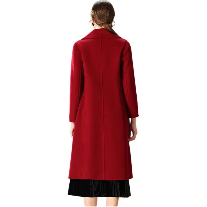 FENHONGMALI Coats Women's Red-1